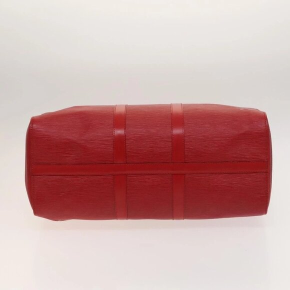 LOUIS VUITTON Epi Keepall 45 Boston Bag Red - Picture 5 of 16